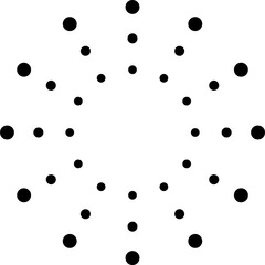 Geometric Memphis shape or abstract figure