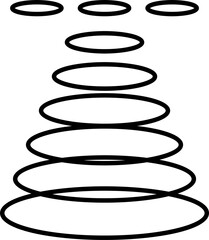 Graphic Memphis shape or geometric pattern