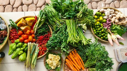 fresh organic vegetables