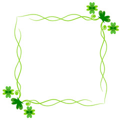 Clover Leaf Frame Decoration