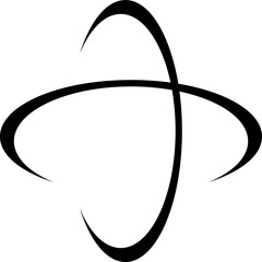 Y2K retro geometric symbol, graphic element