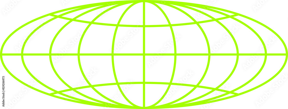 Poster acid y2k groovy graphic element, geometric shape