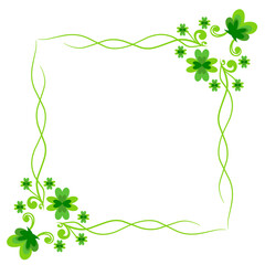 Clover Leaf Frame Decoration