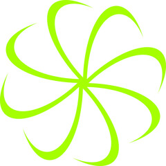 Acid Y2K groovy abstract symbol, graphic shape