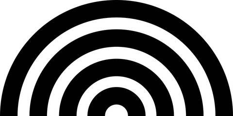 Brutalism geometric shape, retro abstract element