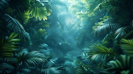 Background Tropical. The lush rainforest foliage acts as a natural filter, purifying the air and fostering a healthy and thriving ecosystem for all its inhabitants.