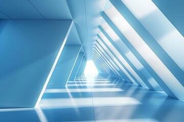 Obraz premium Tunnel frame of light