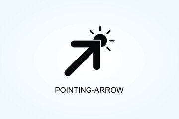 Pointing Arrow Vector  Or Logo Sign Symbol Illustration