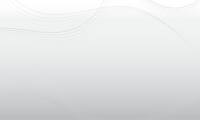 Abstract white Background with lines curve, Vector illustration