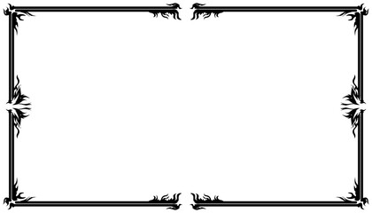Vintage black frame design. Perfect for invitation cards, book covers, wallpapers, banners, web