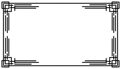 Vintage black frame design. Perfect for invitation cards, book covers, wallpapers, banners, web