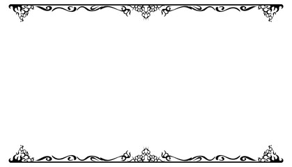 Obraz premium Vintage black frame design. Perfect for invitation cards, book covers, wallpapers, banners, web