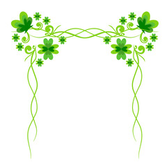 Clover Leaf Frame Decoration