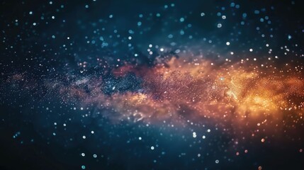 Obraz premium Vibrant Night Sky with Stars Background in Outer Space