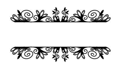 Vintage black frame design. Perfect for invitation cards, book covers, wallpapers, banners, web