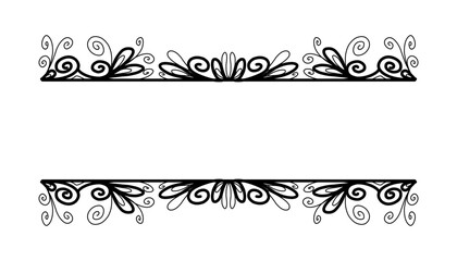 Vintage black frame design. Perfect for invitation cards, book covers, wallpapers, banners, web