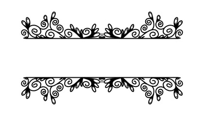 Vintage black frame design. Perfect for invitation cards, book covers, wallpapers, banners, web