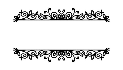 Vintage black frame design. Perfect for invitation cards, book covers, wallpapers, banners, web