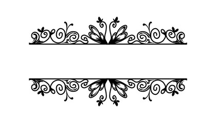 Vintage black frame design. Perfect for invitation cards, book covers, wallpapers, banners, web