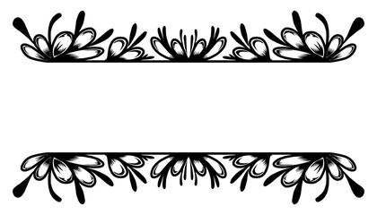 Vintage black frame design. Perfect for invitation cards, book covers, wallpapers, banners, web