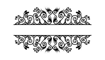 Vintage black frame design. Perfect for invitation cards, book covers, wallpapers, banners, web