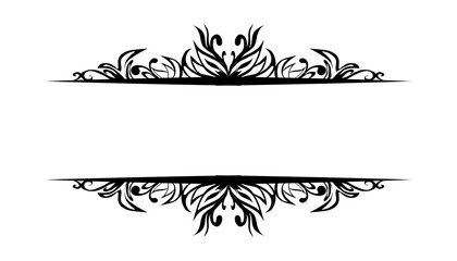 Vintage black frame design. Perfect for invitation cards, book covers, wallpapers, banners, web