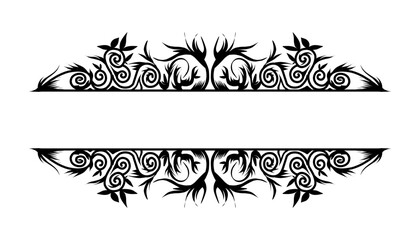 Vintage black frame design. Perfect for invitation cards, book covers, wallpapers, banners, web