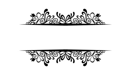 Vintage black frame design. Perfect for invitation cards, book covers, wallpapers, banners, web