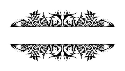 Vintage black frame design. Perfect for invitation cards, book covers, wallpapers, banners, web