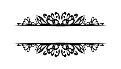 Vintage black frame design. Perfect for invitation cards, book covers, wallpapers, banners, web