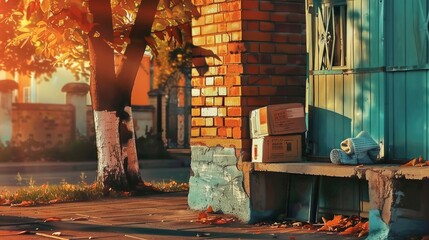 Fototapeta premium set, copy space, Firebrick, memory 