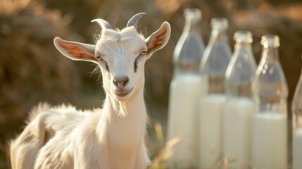 Fresh goat milk is the best. Our goats are grass-fed and pasture-raised, producing nutrient-rich milk that is easy to digest and full of flavor. AIG535