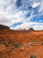 Spring Views of Monument Valley Park in Navajo County, Arizona 
