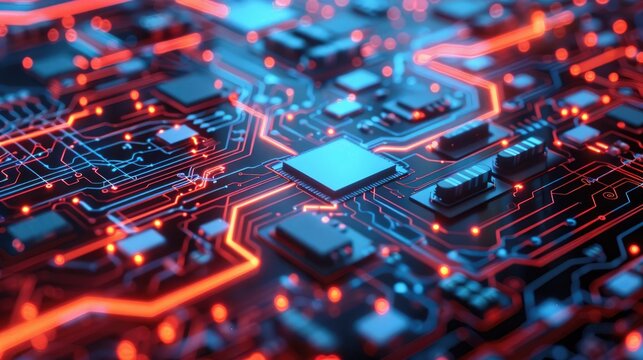 A circuit board background