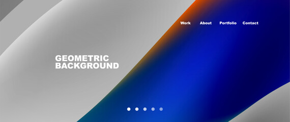 Colorful flowing shapes, wave lines with neon gradients. Vector Illustration For Wallpaper, Banner, Background, Card, Book Illustration, landing page