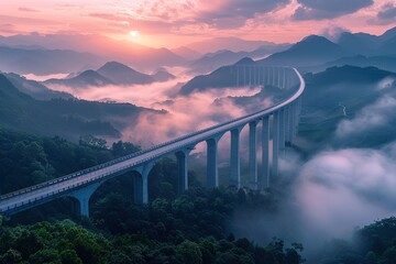 Obraz premium Bridges in the valley