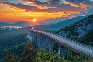 Obraz premium Bridges in the valley