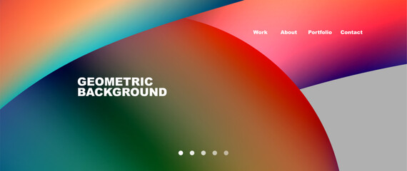 Dynamic flowing shapes concept design composition. Vector Illustration For Wallpaper, Banner, Background, Card, Book Illustration, landing page