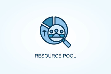 Resource Pool vector  or logo sign symbol illustration