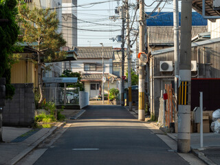 町工場が建ち並ぶ八尾市の風景