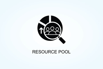 Resource Pool Vector  Or Logo Sign Symbol Illustration