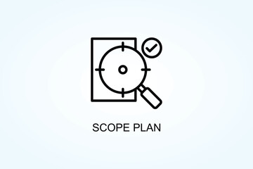 Scope Plan Vector  Or Logo Sign Symbol Illustration