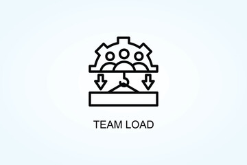 Team Load Vector  Or Logo Sign Symbol Illustration