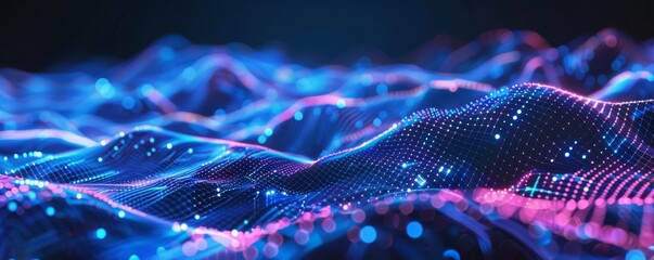 A global industry summit with leaders presenting strategies on holographic displays, Strategic, Cool hues, Digital art, Futuristic and detailed