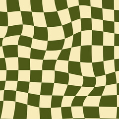 Obraz premium Groovy checkered pattern