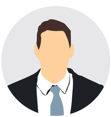 businessman profile people icon avatar 