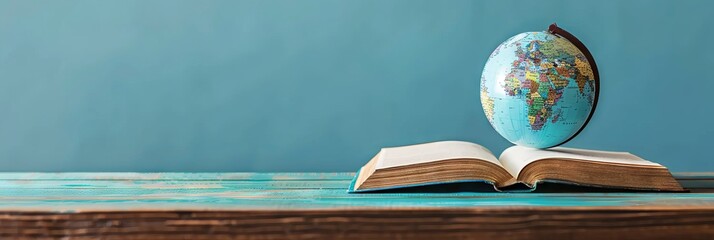 the concept of international literacy day, copy space. World book day.