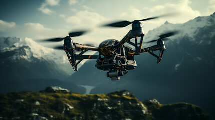Drone, the technology for moving and recording images in the sky