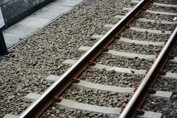 Naklejka premium Railway track