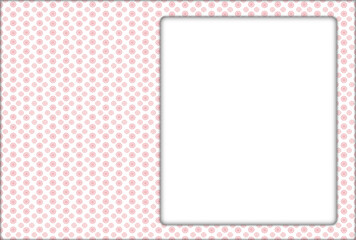 可愛い花火柄のフレーム